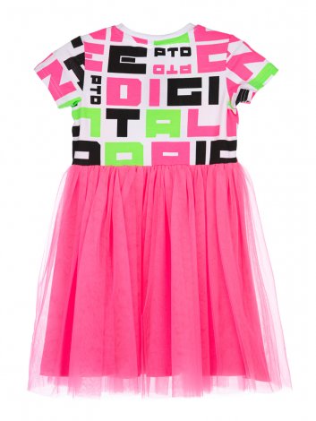Розовое платье для девочки PlayToday 12222734, вид 6