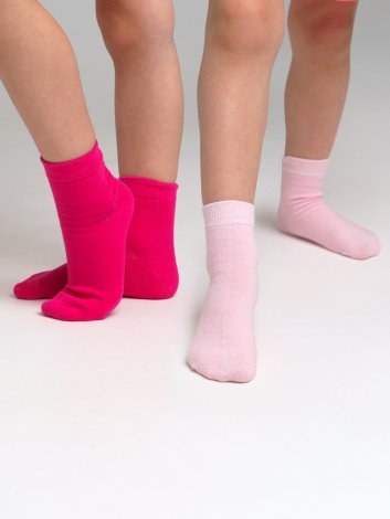 Розовые носки, 2 пары в комплекте для девочки PlayToday 12222784, вид 1