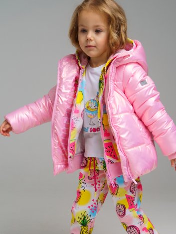 Розовая куртка для девочки PlayToday 12222851, вид 2
