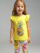 Желтая футболка для девочки PlayToday 12222863, вид 1 превью
