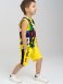 Желтый комплект: майка, шорты для мальчика PlayToday 12232583, вид 1 превью