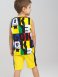 Желтый комплект: майка, шорты для мальчика PlayToday 12232583, вид 4 превью