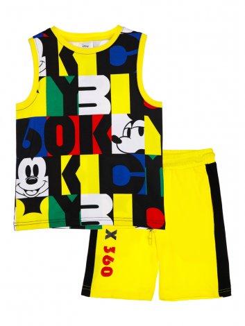 Желтый комплект: майка, шорты для мальчика PlayToday 12232583, вид 5