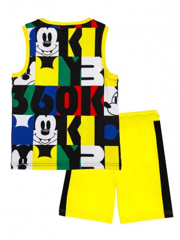 Желтый комплект: майка, шорты для мальчика PlayToday 12232583, вид 6