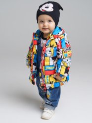Разноцветная куртка для мальчика PlayToday Baby 12233001