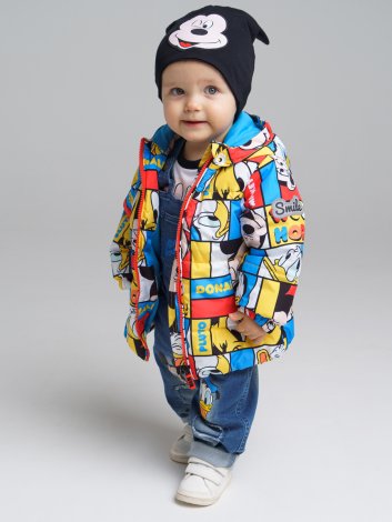 Разноцветная куртка для мальчика PlayToday Baby 12233001, вид 1