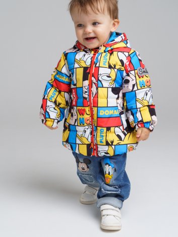 Разноцветная куртка для мальчика PlayToday Baby 12233001, вид 3