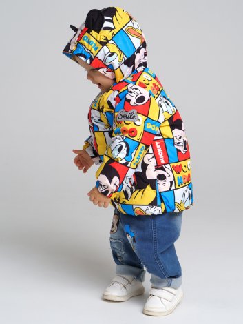 Разноцветная куртка для мальчика PlayToday Baby 12233001, вид 4