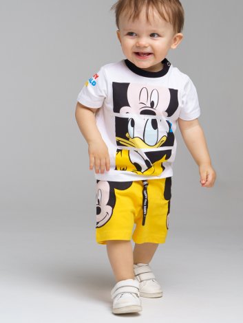 Белая футболка для мальчика PlayToday Baby 12233008, вид 1