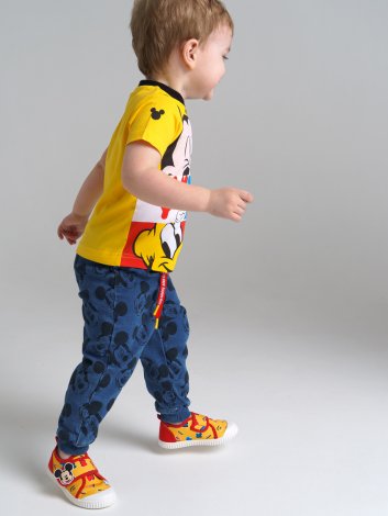 Желтая футболка для мальчика PlayToday Baby 12233009, вид 3