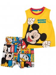 Желтый комплект: майка, шорты для мальчика PlayToday Baby 12233013