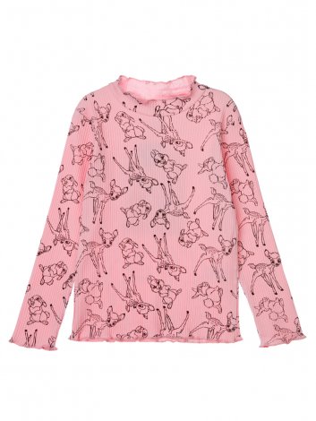Светло-розовая футболка с длинным рукавом для девочки PlayToday 12242004, вид 6