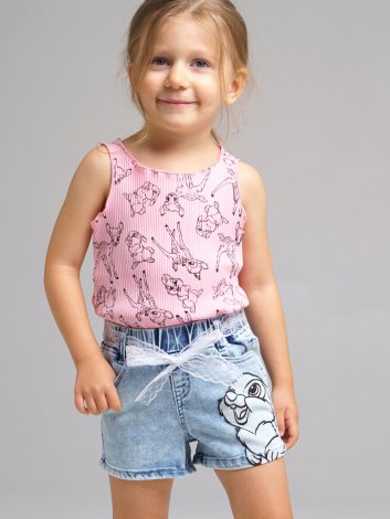 Голубые шорты джинсовые для девочки PlayToday 12242014, вид 2