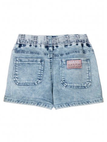 Голубые шорты джинсовые для девочки PlayToday 12242014, вид 6