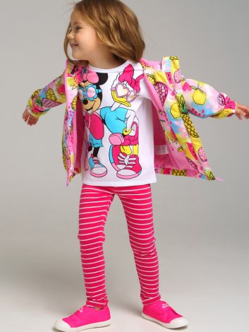 Белая футболка для девочки PlayToday 12242890, вид 2