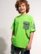Светло-зеленая футболка для мальчика PlayToday Tween 12311261, вид 1 превью