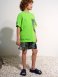 Светло-зеленая футболка для мальчика PlayToday Tween 12311261, вид 2 превью