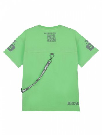 Светло-зеленая футболка для мальчика PlayToday Tween 12311261, вид 5