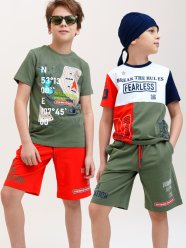 Шорты, 2 шт. в комплекте для мальчика PlayToday Tween 12311272