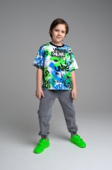 Серые брюки джинсовые для мальчика PlayToday Tween 12311295