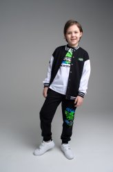 Черная толстовка для мальчика PlayToday Tween 12311302