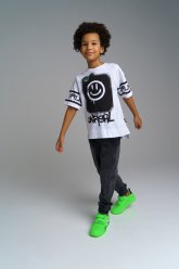 Серые брюки джинсовые для мальчика PlayToday Tween 12311399