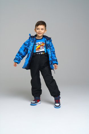 Темно-синие брюки для мальчика PlayToday 12312011, вид 4