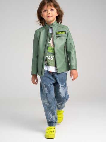 Брюки джинсовые для мальчика PlayToday 12312277, вид 2