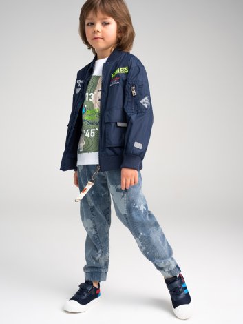 Брюки джинсовые для мальчика PlayToday 12312277, вид 3