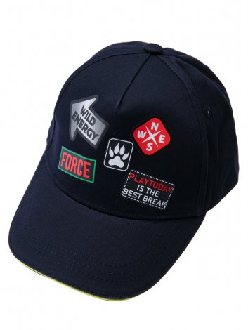 Темно-синяя кепка для мальчика PlayToday 12312309, вид 1