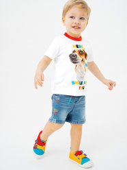 Синие шорты джинсовые для мальчика PlayToday Baby 12313008