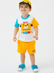 Комплект: футболка, шорты для мальчика PlayToday Baby 12313018