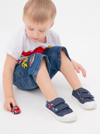 Темно-синие кеды для мальчика PlayToday Baby 12319011, вид 2