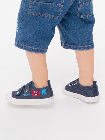 Темно-синие кеды для мальчика PlayToday Baby 12319011, вид 3