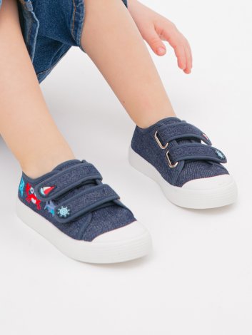 Темно-синие кеды для мальчика PlayToday Baby 12319011, вид 4