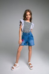 Шорты джинсовые для девочки PlayToday Tween 12321225