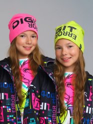Шапка, 2 шт. в комплекте для девочки PlayToday Tween 12321253