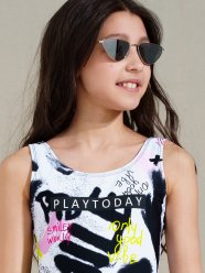 Черное солнцезащитные очки для девочки PlayToday Tween 12321387