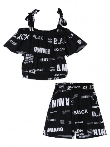 Комплект: топ, шорты для девочки PlayToday Tween 12321447, вид 5