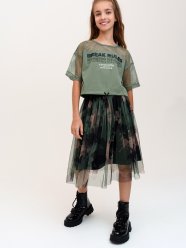 Разноцветная юбка для девочки PlayToday Tween 12321494