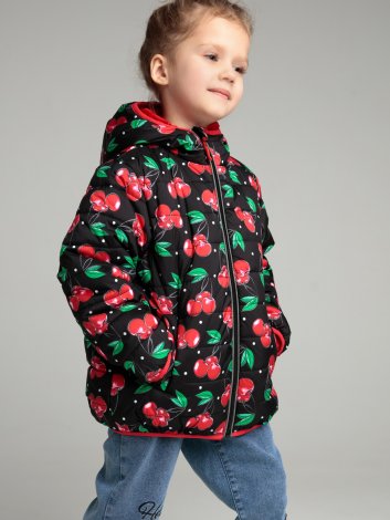 Разноцветная куртка для девочки PlayToday 12322065, вид 3