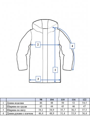 Разноцветная куртка для девочки PlayToday 12322065, вид 14