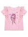 Светло-розовая футболка для девочки PlayToday 12322070, вид 5 превью