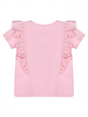 Светло-розовая футболка для девочки PlayToday 12322070, вид 6