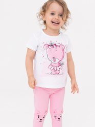 Футболка для девочки PlayToday Baby 12329088