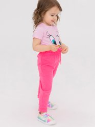 Розовые брюки для девочки PlayToday Baby 12329115