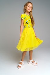 Желтое платье для девочки PlayToday Tween 12341016