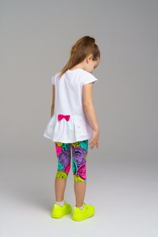 Комплект: футболка, легинсы для девочки PlayToday 12342018, вид 1