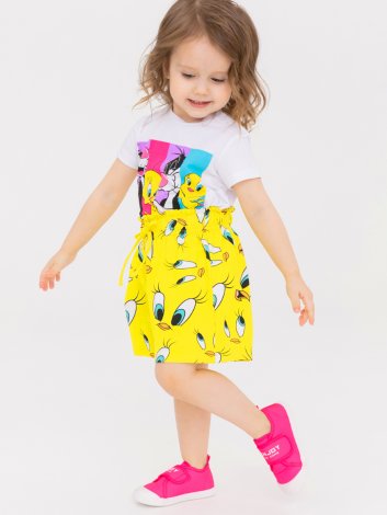 Разноцветные шорты для девочки PlayToday Baby 12349039, вид 2