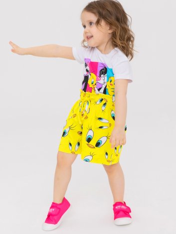 Разноцветные шорты для девочки PlayToday Baby 12349039, вид 4